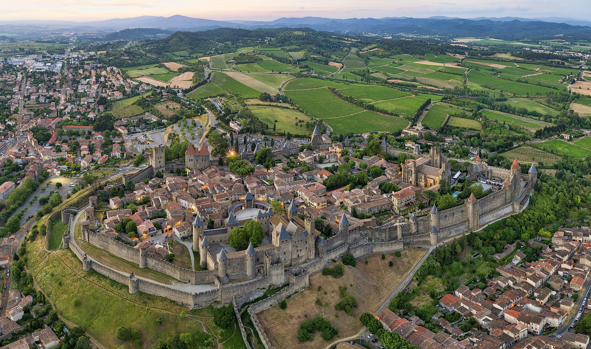 Panorama of the Cité de Carcassonne