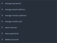 Screenshot of New Account Features
