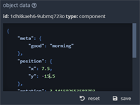 Screenshot of JSON State Editor