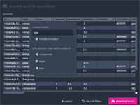 Screenshot of CSV Exporter