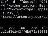 Screenshot of New API Endpoints